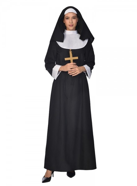 Schwester Amelie Nonnen Damenkostüm 4