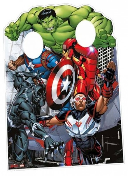 Sagoma per foto Avengers 95 cm x 1,3 m