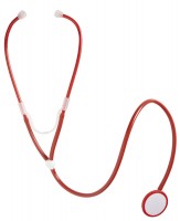 Klasyczny czerwony stetoskop