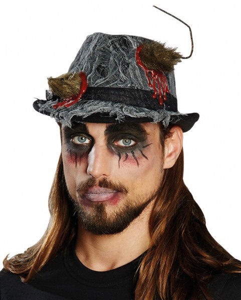 Sombrero fedora zombie rat para mujer y hombre