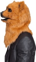 Vista previa: Máscara de oso marrón posable