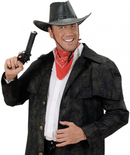 Spaß Scherz Plastik Cowboy Waffe Wasser Pistole Wild West Kostüm Spritzen Tricks 