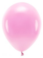 100 globos pastel eco rosa 26cm