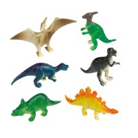 8 małych figurek Happy Dinosaur