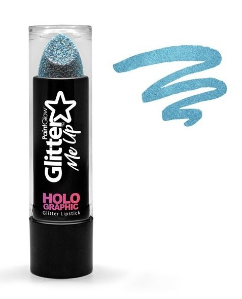 Blauwe glitter lippenstift 4,5 g