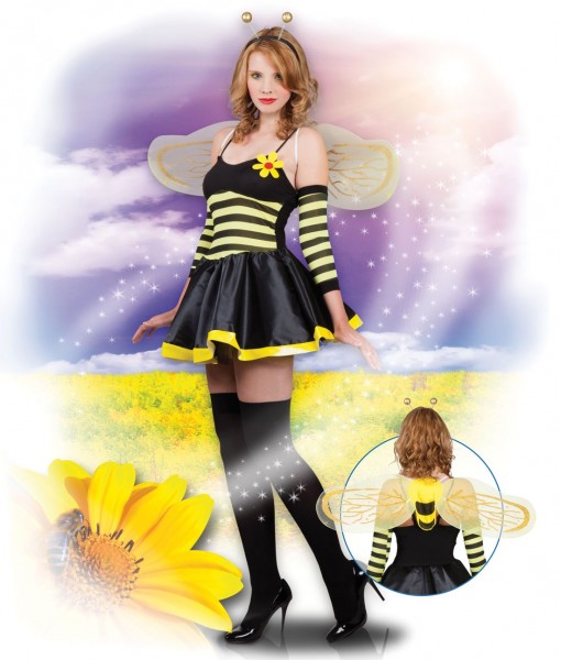Déguisement d'abeille sexy Saskia premium