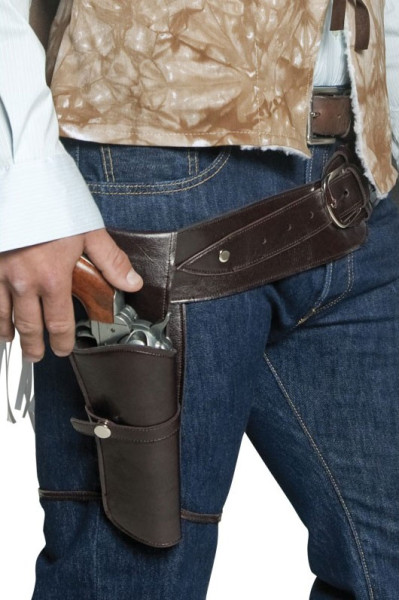 Cowboy pistol belt