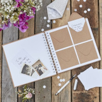 Preview: Country love wedding guest book