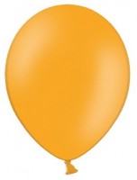 10 ballons étoiles de fête orange 27cm