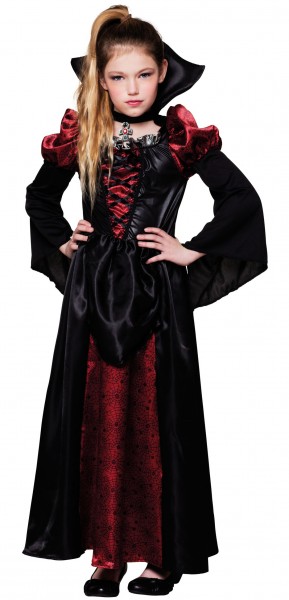 Disfraz infantil de princesa vampiro