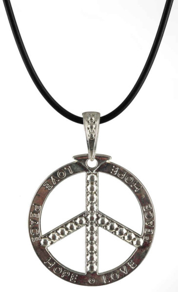 Peace Zeichen Halskette