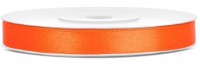 25m satinbånd orange 6mm bred