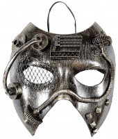 Mister Steampunk Metallic Maske