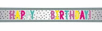 Personalisierbarer Birthday Banner dots 174cm