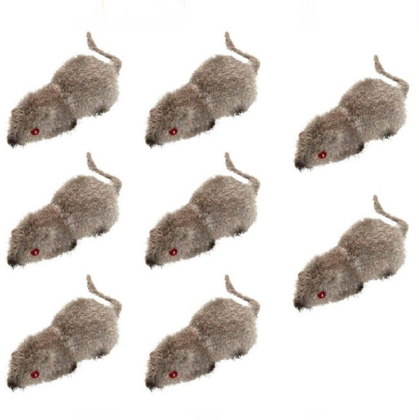 8 Halloween Mice Figures