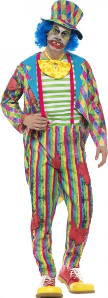 Olaf the horror circus clown men's costume