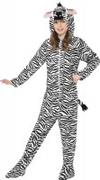 Wild zebra child costume