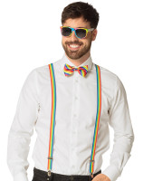 Vorschau: 3-teiliges Happy Rainbow Verkleidungsset