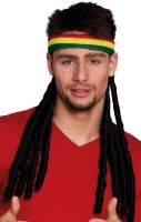 Jamaica dreadlocks headband