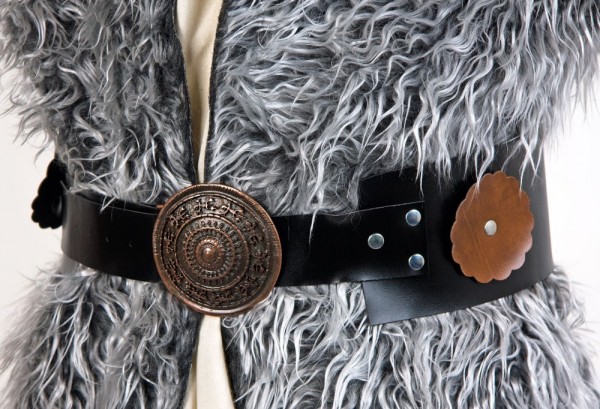 Brown viking warrior belt
