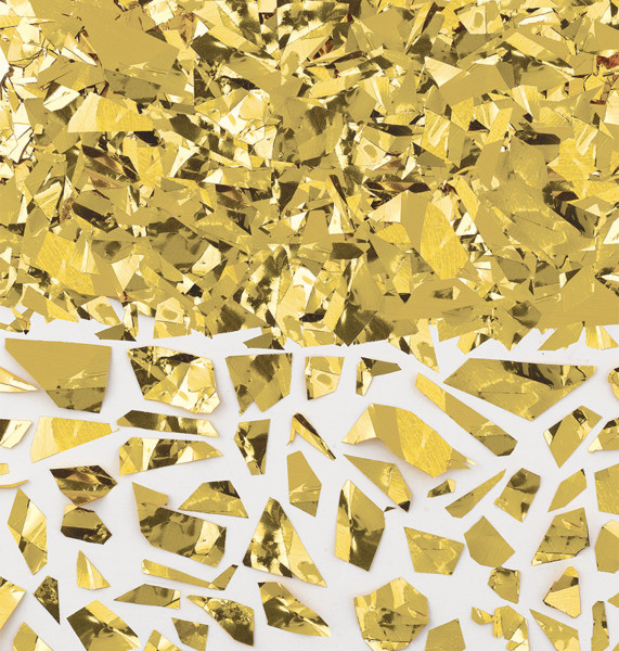 Confeti de papel brillante dorado 42g