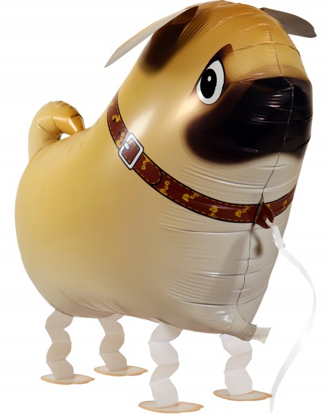 Pug Airwalker balloon 50cm