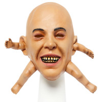 Masque complet de tête de bébé d'horreur effrayant