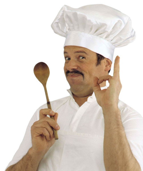 Kapelusz restauratora szefa kuchni Luigiego