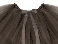 Preview: Tutu chocolate brown with bow waist size 95cm
