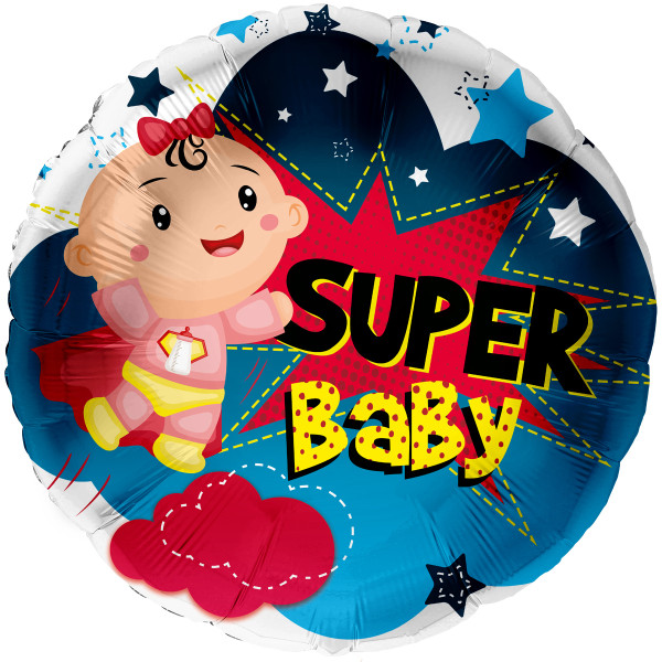 Foil balloon Super Babygirl