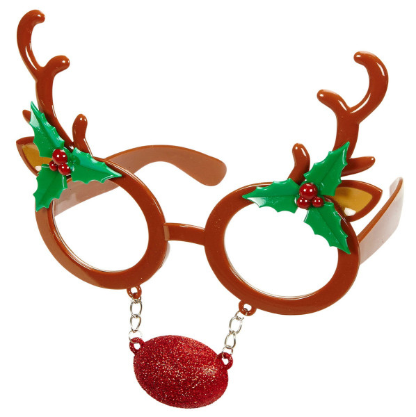 Funny Rudolf reindeer glasses