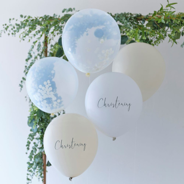 5 Babylove dåbsballonsæt