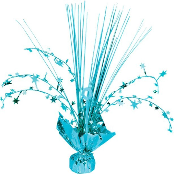Turquoise star table fountain 30cm