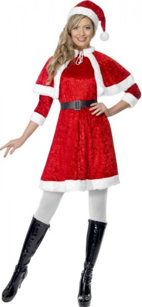 Santa kvinna kostym