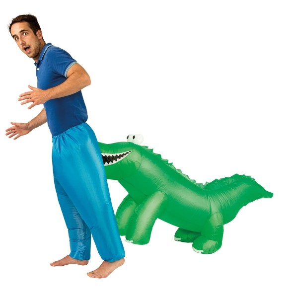 Bissiges Krokodil Aufblasbar Kostüm