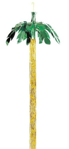 Palm tinsel hanging decoration 2.43m