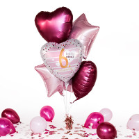 Vorschau: Heliumballon in der Box 6.Geburtstag Hearts