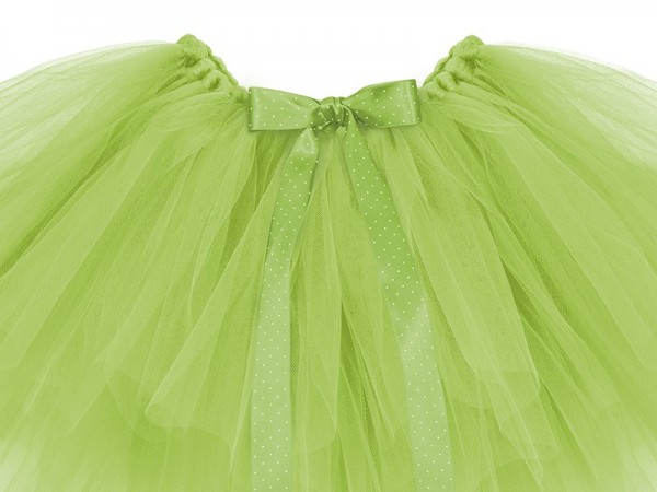 Nice tutu green with dotted bow 3