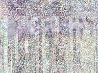 Preview: Holographic tinsel curtain 4m x 18.5cm