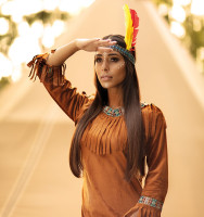 Vorschau: Indianer Stirnband Klassik