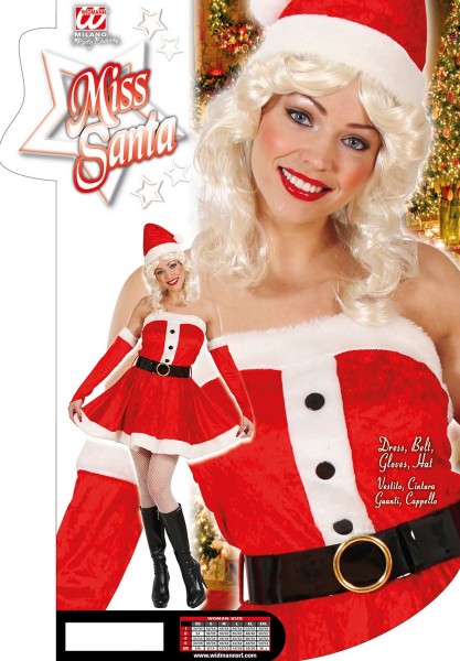 Fru Santa sammetsklänning Sally 5