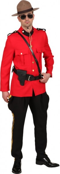 Disfraz de guardabosques canadiense para hombre
