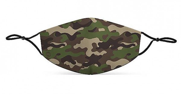 Mouth nose mask camouflage for children