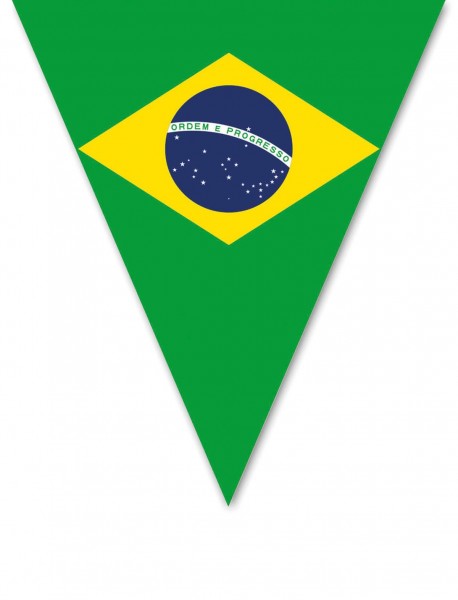 Brasilien Wimpelkette 5m
