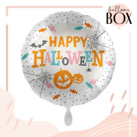 Vorschau: Heliumballon in der Box Happy Halloween