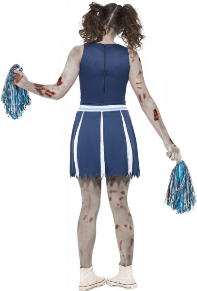 Dziewczęcy kostium cheerleaderki zombie 3