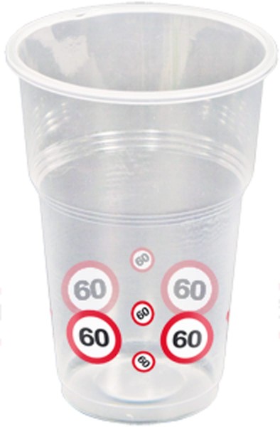 10 traffic sign 60 cups 350ml