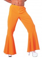 Widok: Pomarańczowe spodnie rozkloszowane Ascot dla mężczyzn
