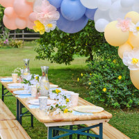 Preview: 5 colorful summer meadow balloons 30cm