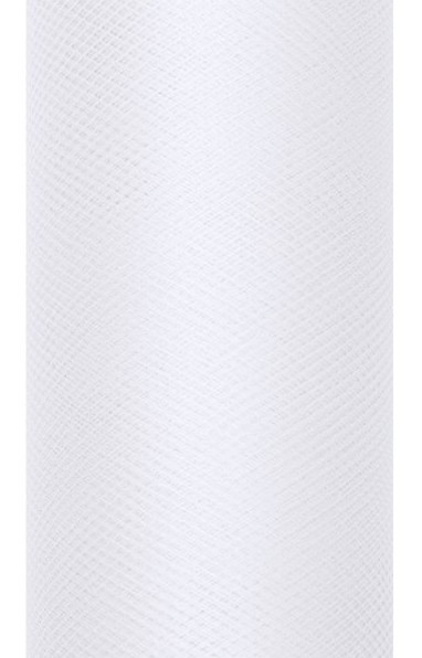 Runner tavolo in tulle bianco 9m x 30 cm